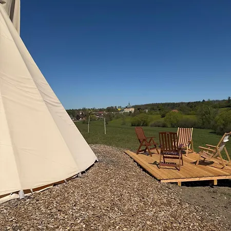 Teepee U Vlciho Potoka Tente de luxe *